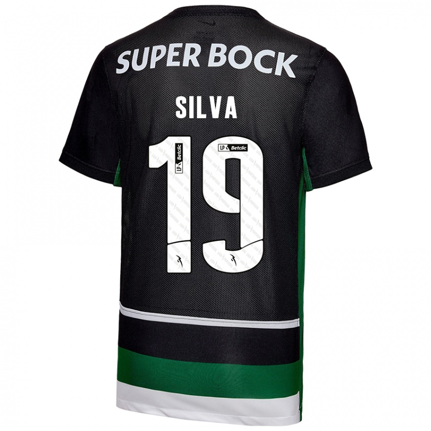 Herren Diana Silva #19 Schwarz Weiß Grün Heimtrikot Trikot 2024/25 T-Shirt Österreich