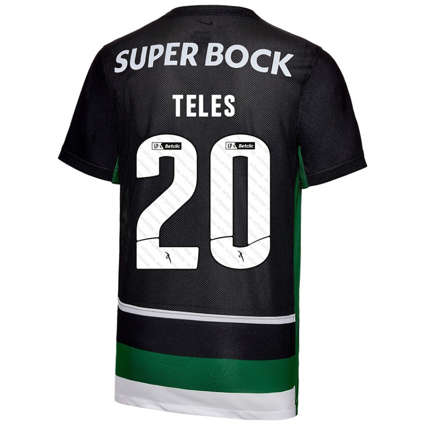 Herren Ana Isabel Teles #20 Schwarz Weiß Grün Heimtrikot Trikot 2024/25 T-Shirt Österreich