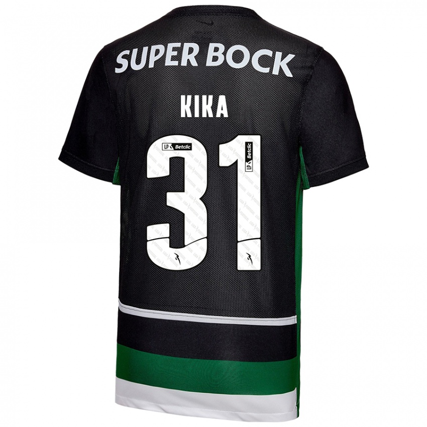 Herren Kika #31 Schwarz Weiß Grün Heimtrikot Trikot 2024/25 T-Shirt Österreich