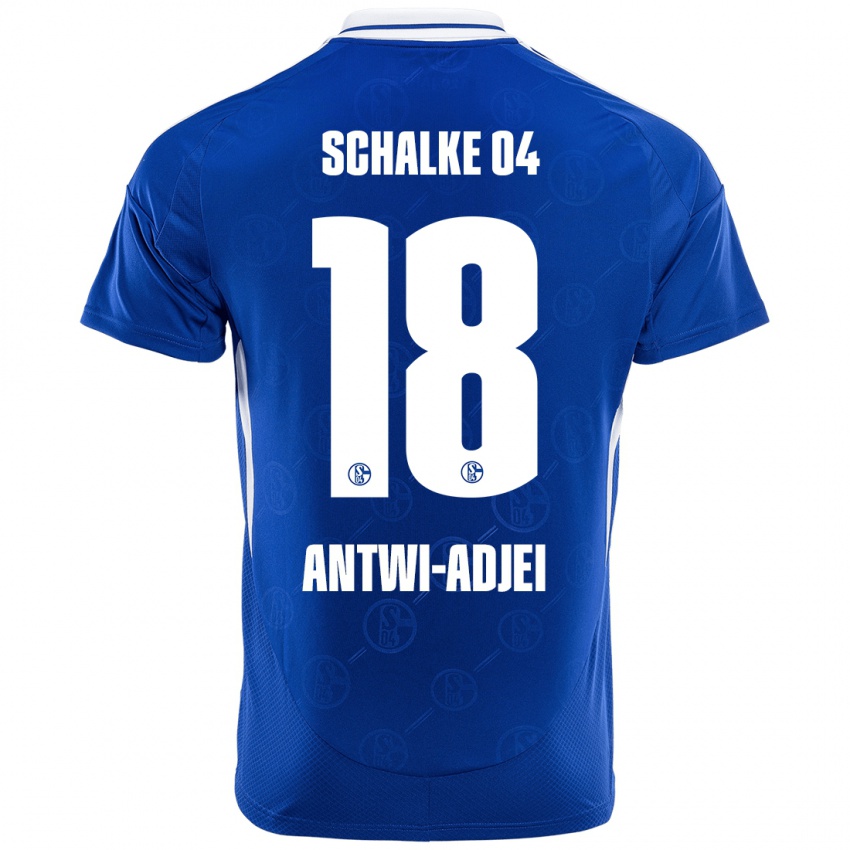 Herren Christopher Antwi-Adjei #18 Königsblau Heimtrikot Trikot 2024/25 T-Shirt Österreich