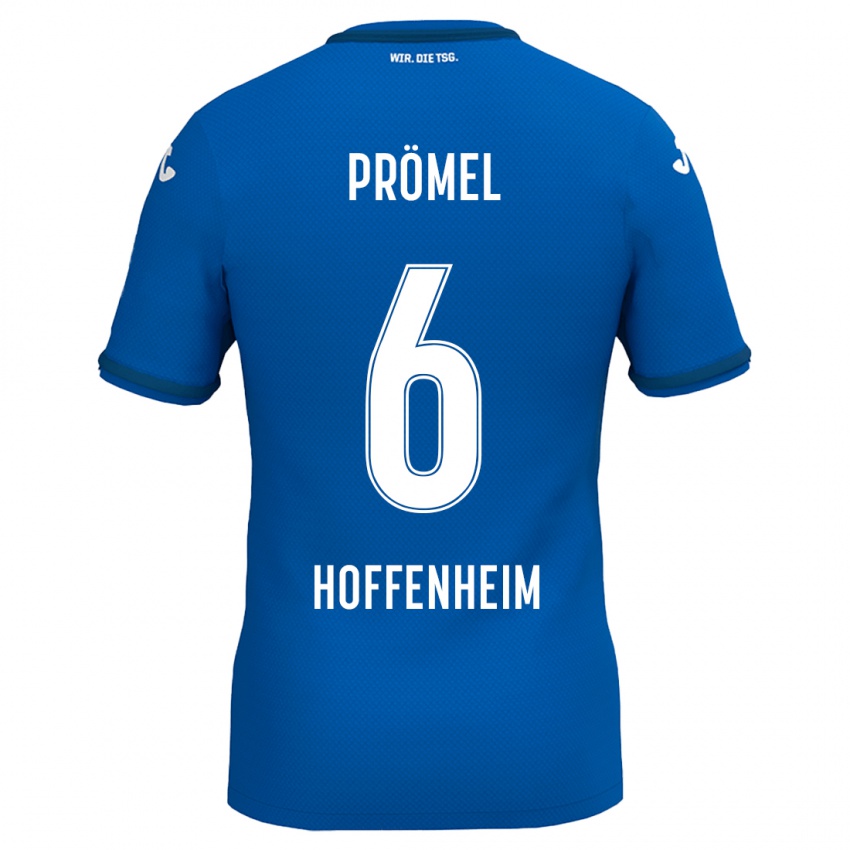 Herren Grischa Prömel #6 Königsblau Heimtrikot Trikot 2024/25 T-Shirt Österreich