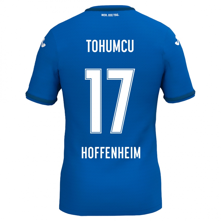 Herren Umut Tohumcu #17 Königsblau Heimtrikot Trikot 2024/25 T-Shirt Österreich