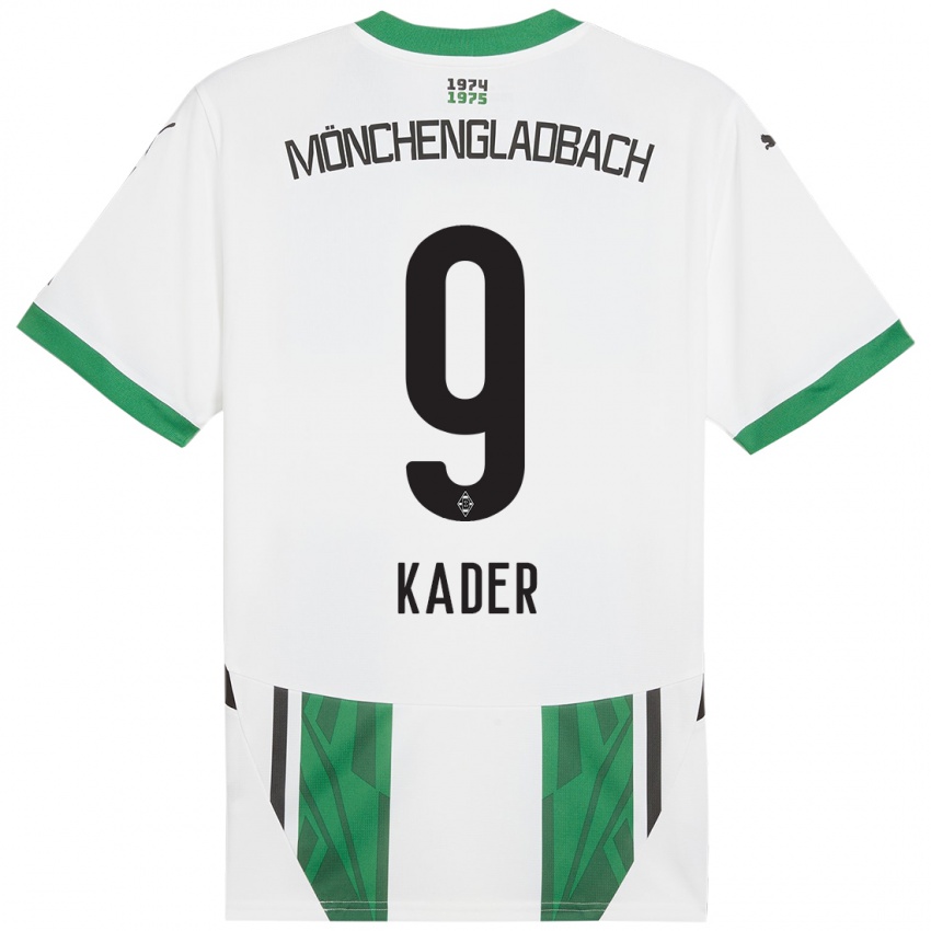 Herren Cagatay Kader #9 Weiß Grün Heimtrikot Trikot 2024/25 T-Shirt Österreich