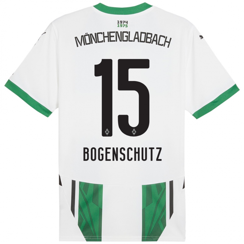 Herren Kerstin Bogenschutz #15 Weiß Grün Heimtrikot Trikot 2024/25 T-Shirt Österreich