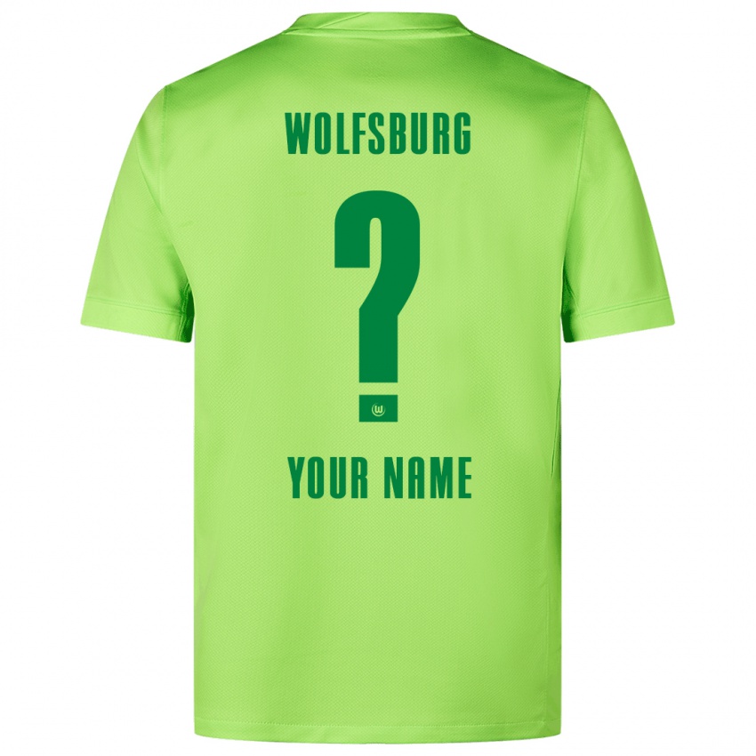 Herren Ihren Namen #0 Fluoreszierendes Grün Heimtrikot Trikot 2024/25 T-Shirt Österreich