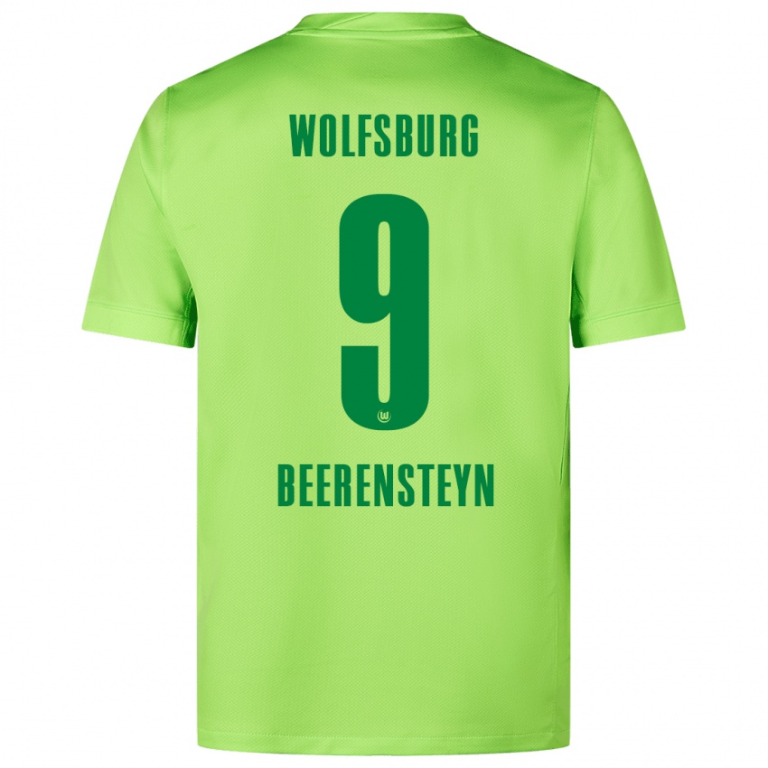 Herren Lineth Beerensteyn #9 Fluoreszierendes Grün Heimtrikot Trikot 2024/25 T-Shirt Österreich