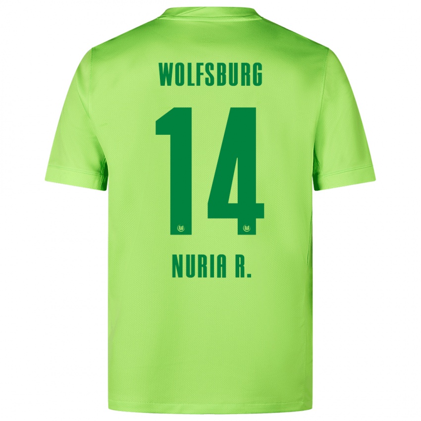 Herren Nuria Rabano #14 Fluoreszierendes Grün Heimtrikot Trikot 2024/25 T-Shirt Österreich