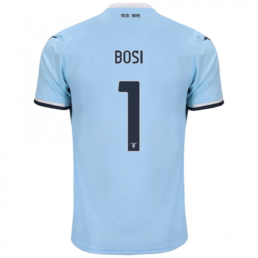 Herren Gioele Bosi #1 Blau Heimtrikot Trikot 2024/25 T-Shirt Österreich