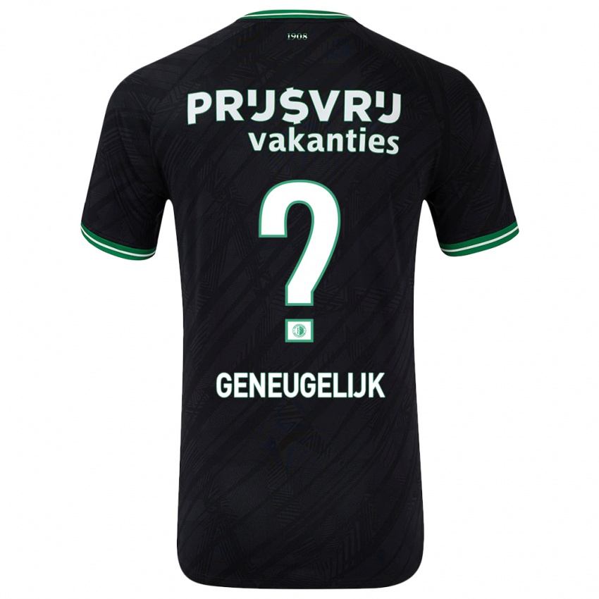 Herren Ivar Geneugelijk #0 Schwarz Grün Auswärtstrikot Trikot 2024/25 T-Shirt Österreich