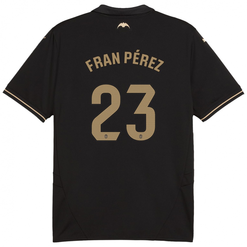 Herren Fran Pérez #23 Schwarz Auswärtstrikot Trikot 2024/25 T-Shirt Österreich