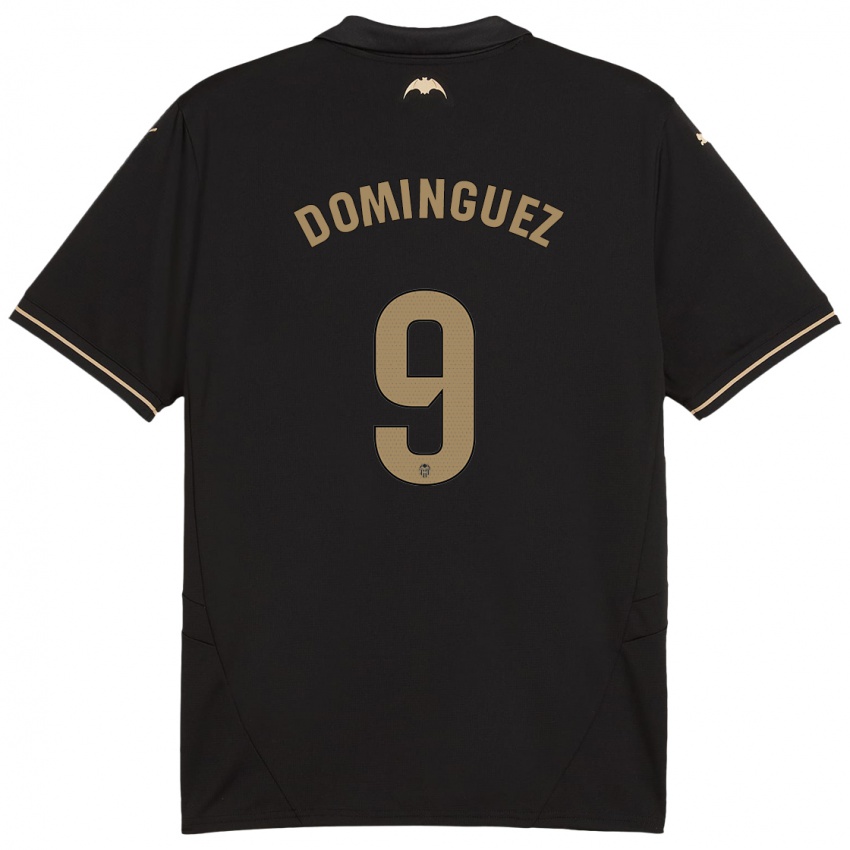 Herren Mario Dominguez #9 Schwarz Auswärtstrikot Trikot 2024/25 T-Shirt Österreich