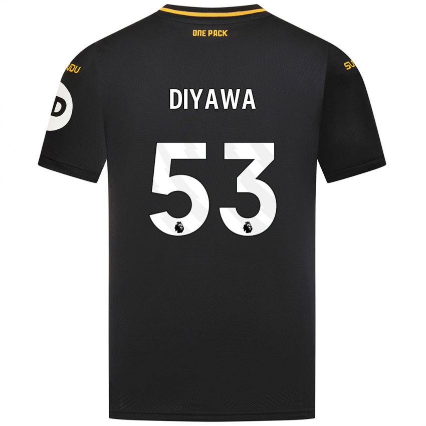 Herren Aaron Keto-Diyawa #53 Schwarz Auswärtstrikot Trikot 2024/25 T-Shirt Österreich