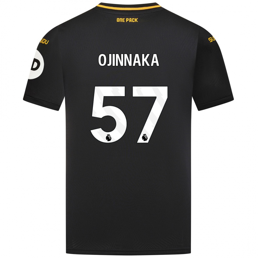 Herren Temple Ojinnaka #57 Schwarz Auswärtstrikot Trikot 2024/25 T-Shirt Österreich