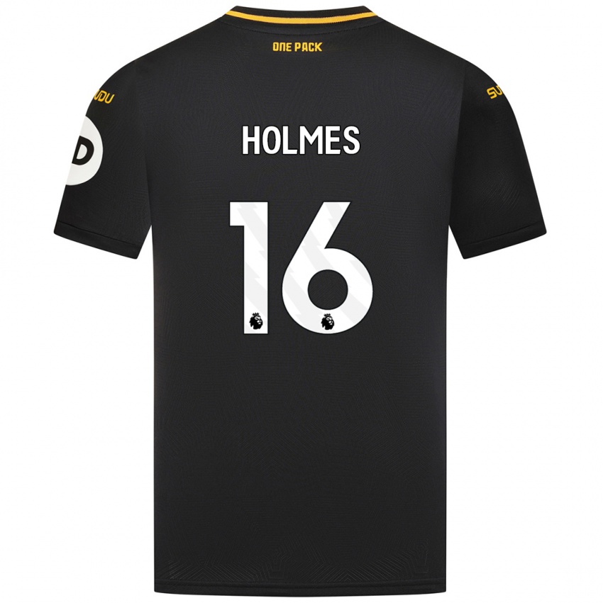 Herren Summer Holmes #16 Schwarz Auswärtstrikot Trikot 2024/25 T-Shirt Österreich