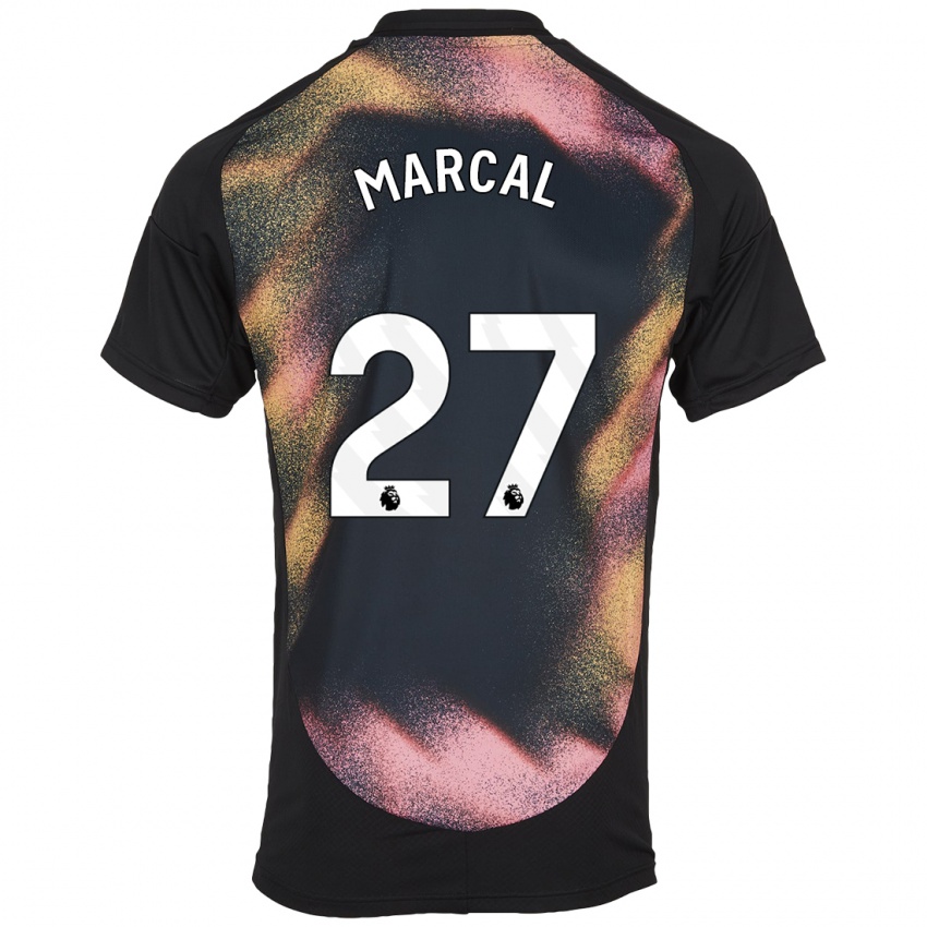 Herren Wanya Marçal #27 Schwarz Weiß Auswärtstrikot Trikot 2024/25 T-Shirt Österreich