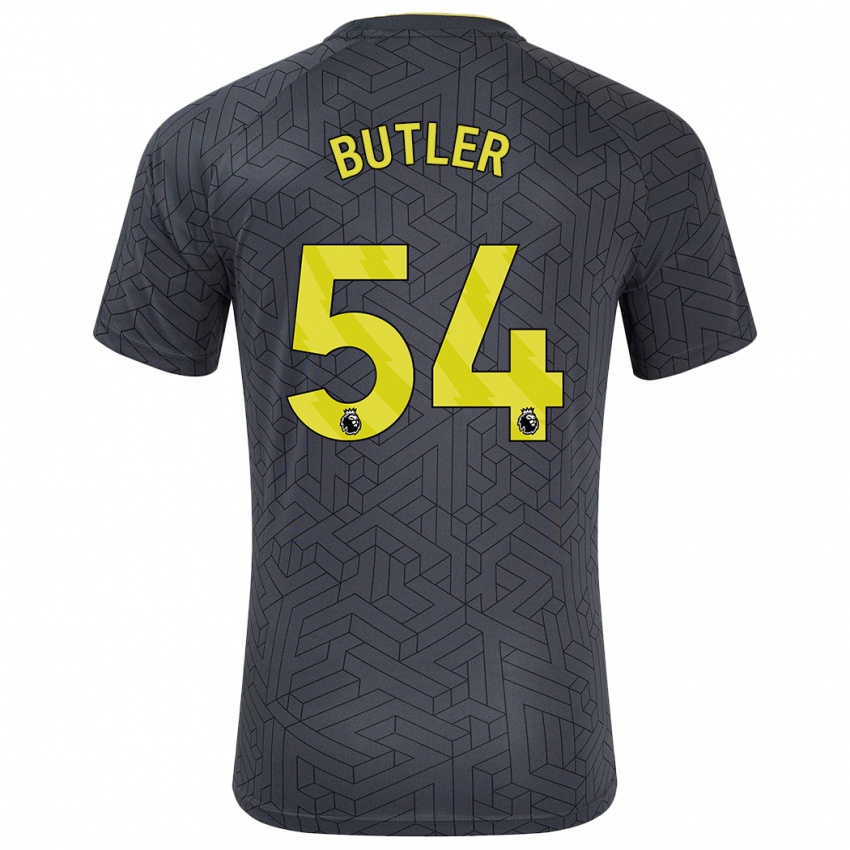 Herren Jack Butler #54 Schwarz Gelb Auswärtstrikot Trikot 2024/25 T-Shirt Österreich