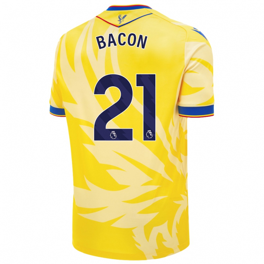 Herren Skye Bacon #21 Gelb Auswärtstrikot Trikot 2024/25 T-Shirt Österreich