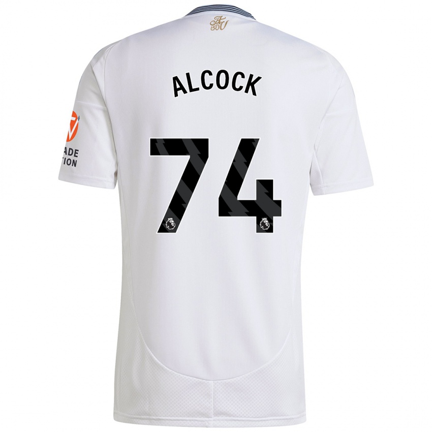 Herren Todd Alcock #74 Weiß Auswärtstrikot Trikot 2024/25 T-Shirt Österreich