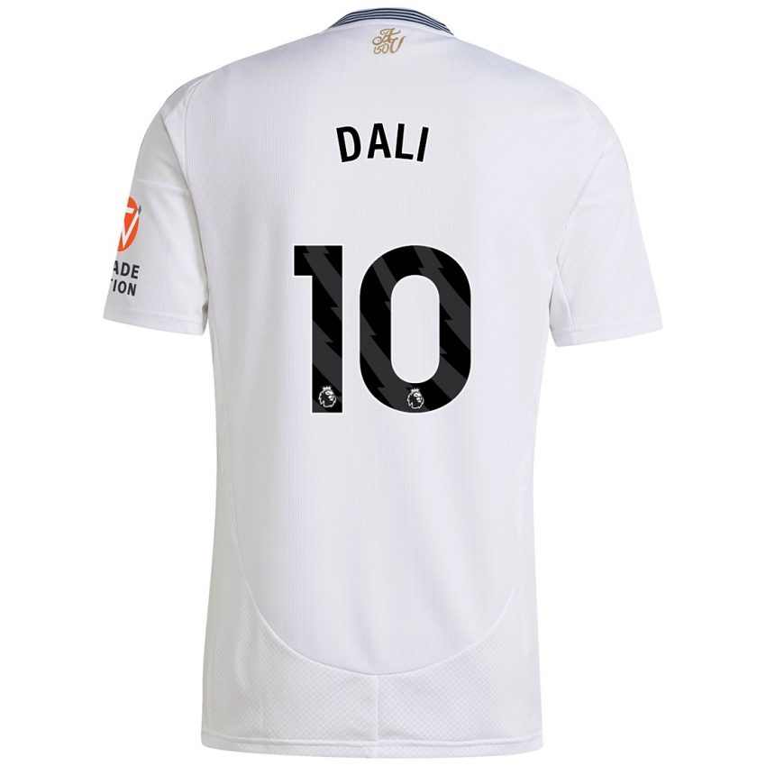 Herren Kenza Dali #10 Weiß Auswärtstrikot Trikot 2024/25 T-Shirt Österreich