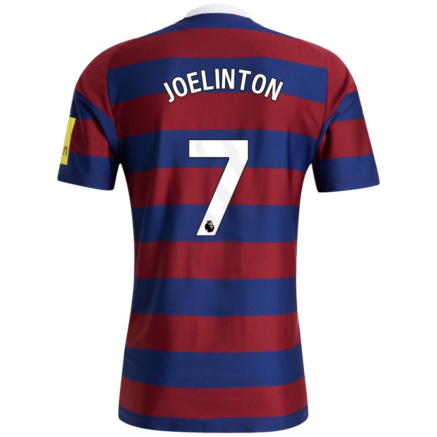 Herren Joelinton #7 Burgunderrot Marineblau Auswärtstrikot Trikot 2024/25 T-Shirt Österreich