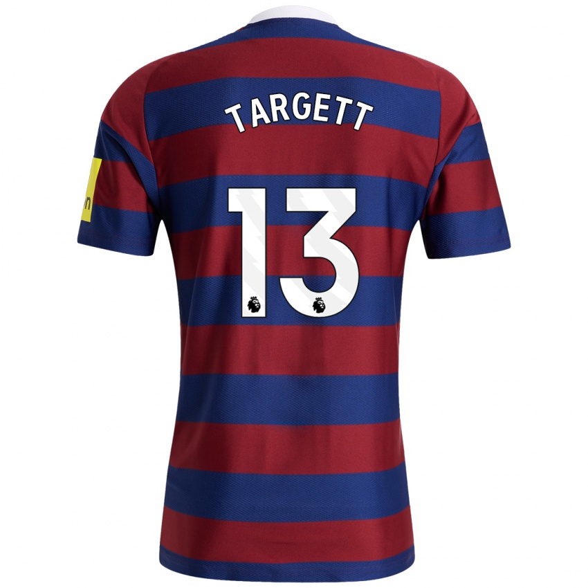 Herren Matt Targett #13 Burgunderrot Marineblau Auswärtstrikot Trikot 2024/25 T-Shirt Österreich