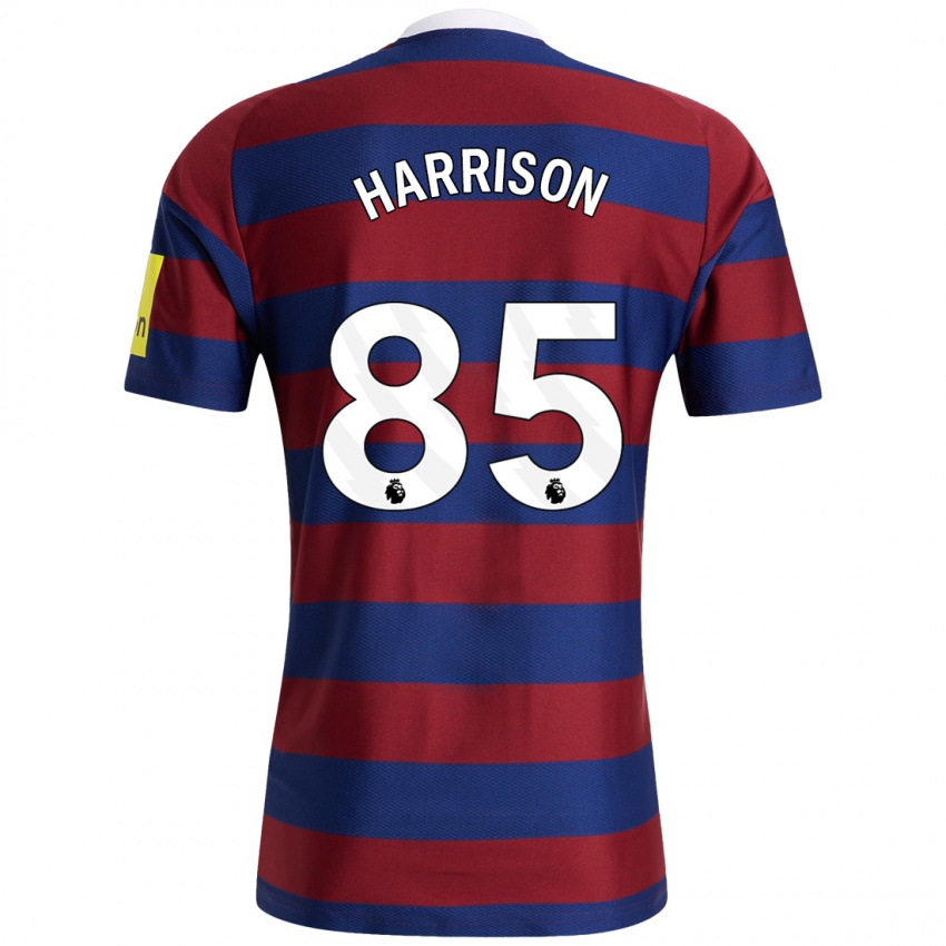 Herren Adam Harrison #85 Burgunderrot Marineblau Auswärtstrikot Trikot 2024/25 T-Shirt Österreich