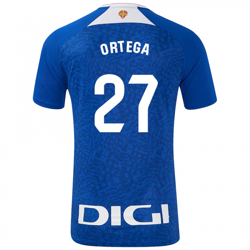 Herren Sara Ortega #27 Königsblau Auswärtstrikot Trikot 2024/25 T-Shirt Österreich