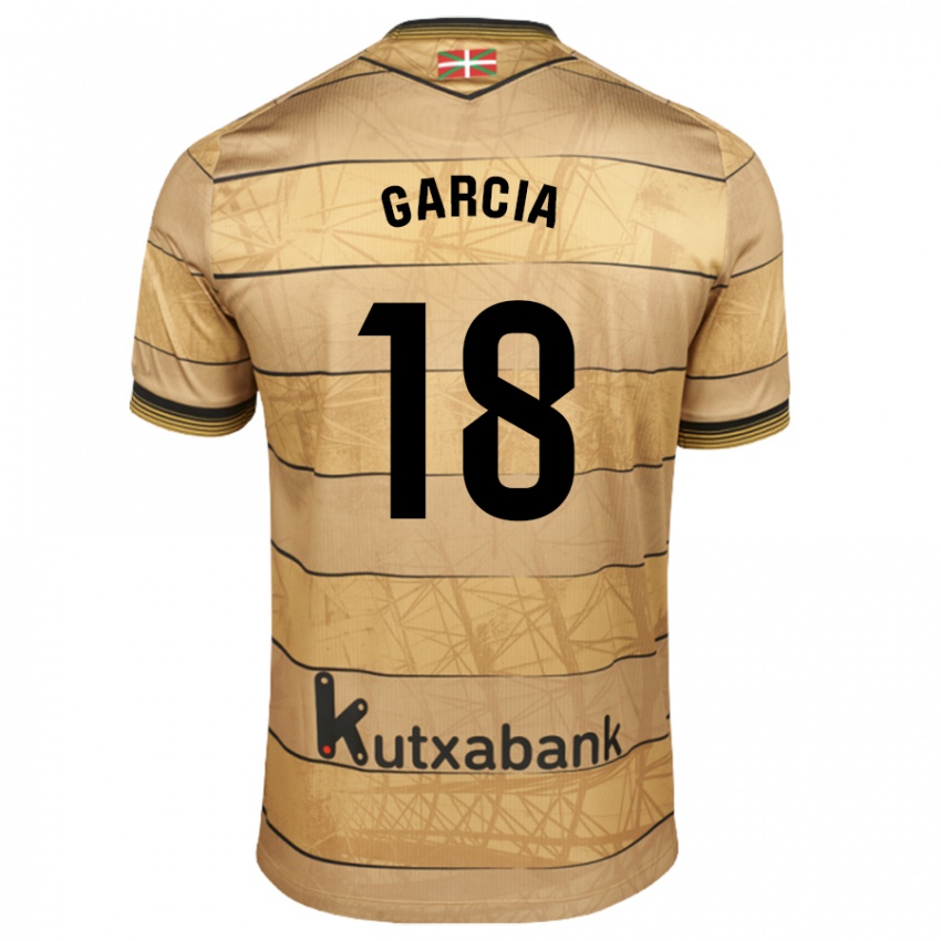 Herren Eder García #18 Braun Auswärtstrikot Trikot 2024/25 T-Shirt Österreich