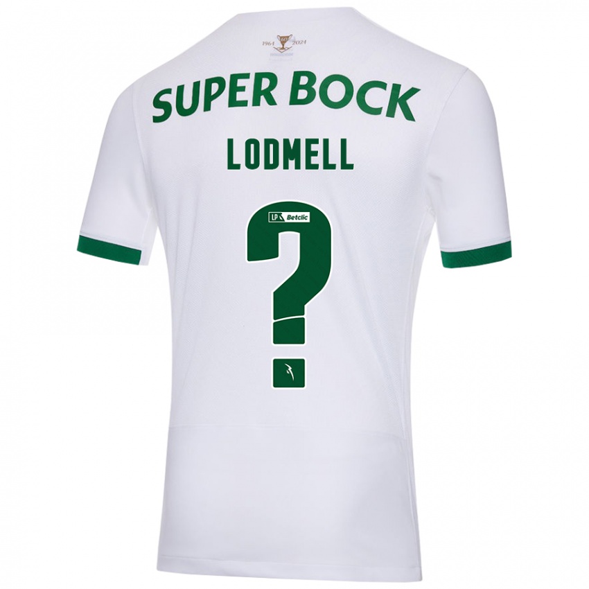 Herren William Lodmell #0 Weiß Grün Auswärtstrikot Trikot 2024/25 T-Shirt Österreich