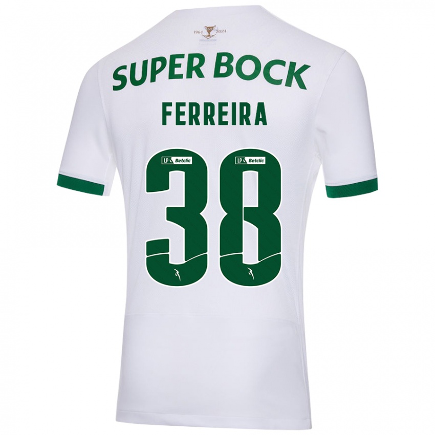 Herren Marta Ferreira #38 Weiß Grün Auswärtstrikot Trikot 2024/25 T-Shirt Österreich