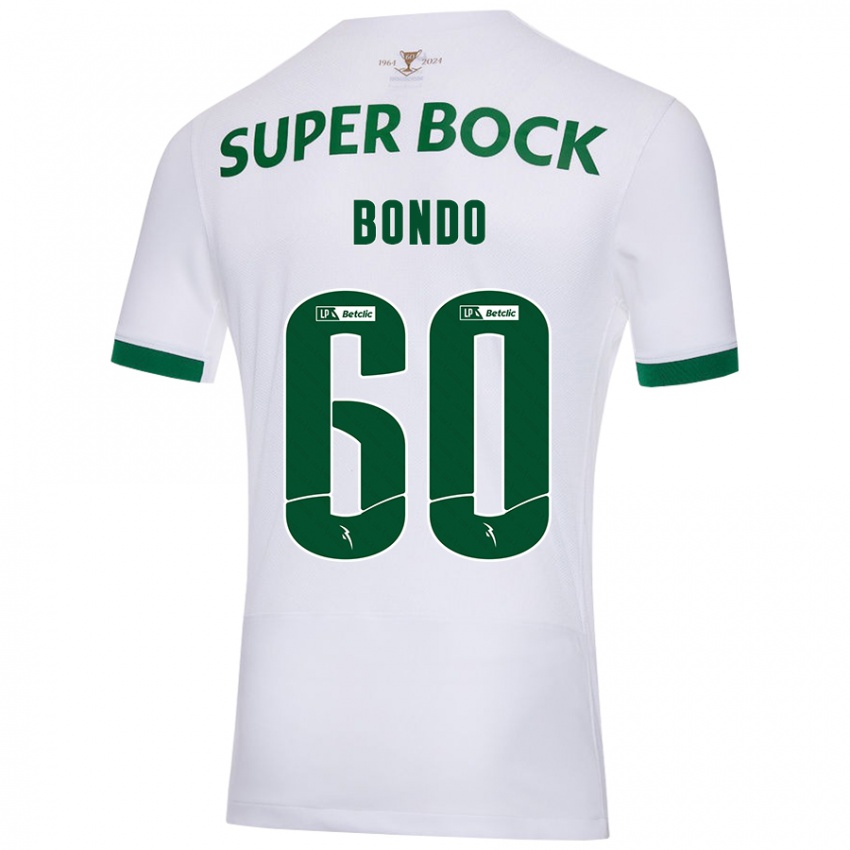 Herren Pedro Bondo #60 Weiß Grün Auswärtstrikot Trikot 2024/25 T-Shirt Österreich