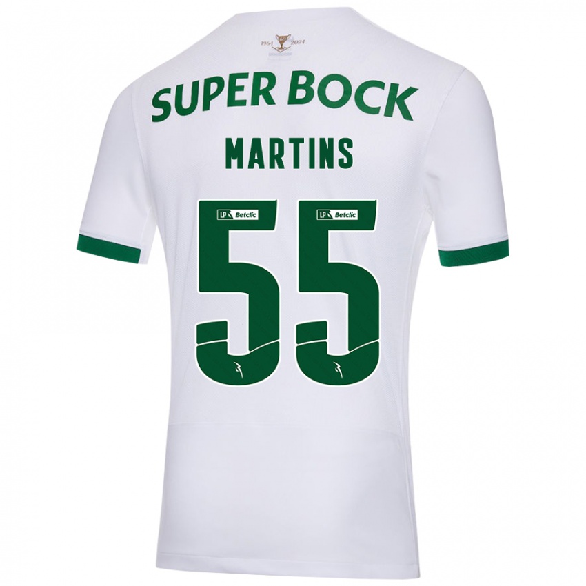 Herren Carolina Martins #55 Weiß Grün Auswärtstrikot Trikot 2024/25 T-Shirt Österreich