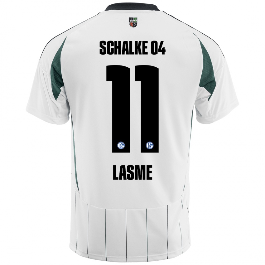 Herren Bryan Lasme #11 Weiß Grün Auswärtstrikot Trikot 2024/25 T-Shirt Österreich