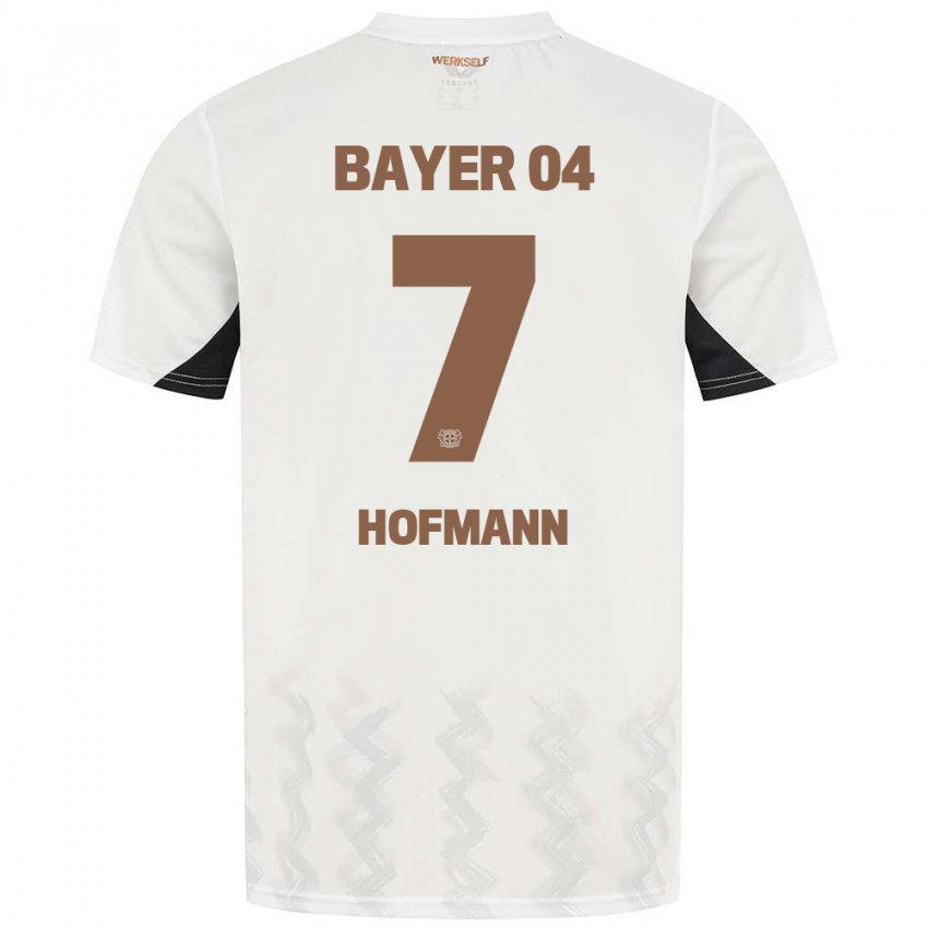 Herren Jonas Hofmann #7 Weiß Schwarz Auswärtstrikot Trikot 2024/25 T-Shirt Österreich