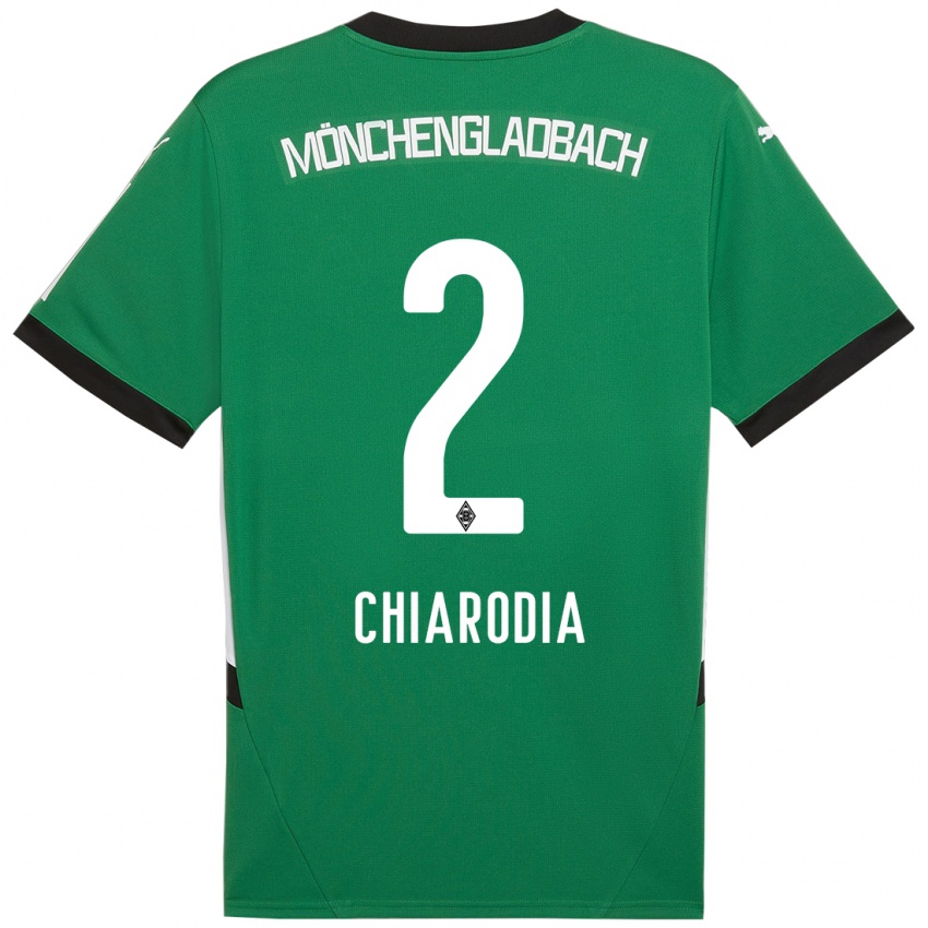 Herren Fabio Chiarodia #2 Grün Weiß Auswärtstrikot Trikot 2024/25 T-Shirt Österreich