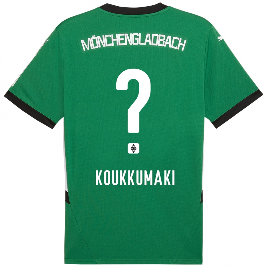 Herren Taavi Koukkumäki #0 Grün Weiß Auswärtstrikot Trikot 2024/25 T-Shirt Österreich