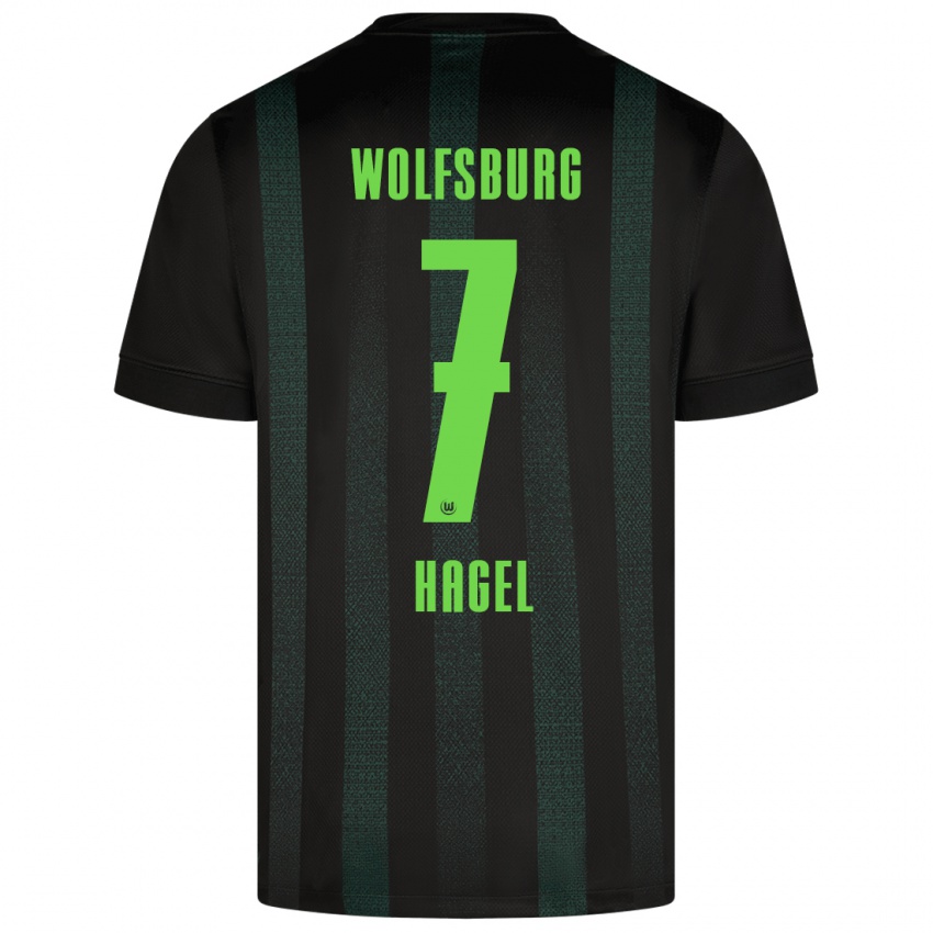 Herren Chantal Hagel #7 Dunkelgrün Auswärtstrikot Trikot 2024/25 T-Shirt Österreich