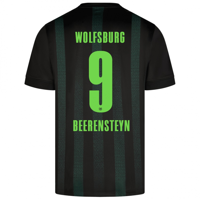 Herren Lineth Beerensteyn #9 Dunkelgrün Auswärtstrikot Trikot 2024/25 T-Shirt Österreich