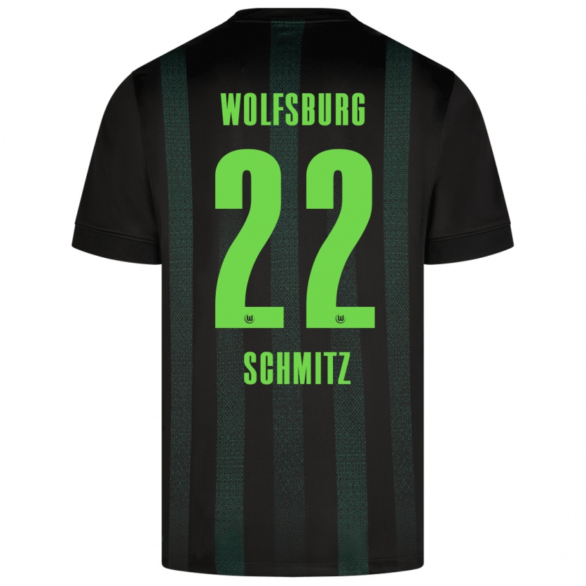 Herren Lisa Schmitz #22 Dunkelgrün Auswärtstrikot Trikot 2024/25 T-Shirt Österreich