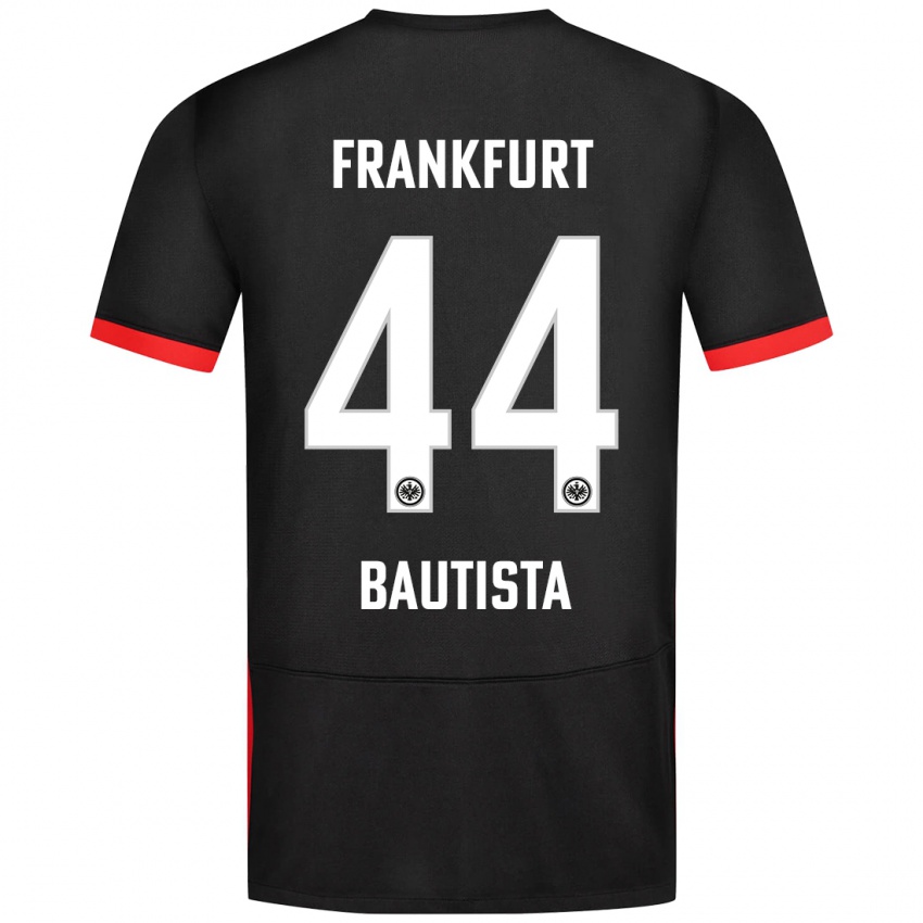 Herren Davis Bautista #44 Schwarz Auswärtstrikot Trikot 2024/25 T-Shirt Österreich