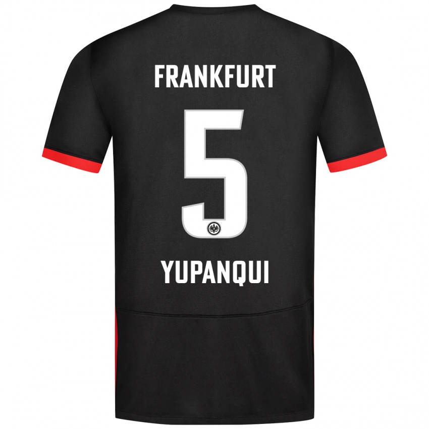 Herren Philipp Eisele Yupanqui #5 Schwarz Auswärtstrikot Trikot 2024/25 T-Shirt Österreich