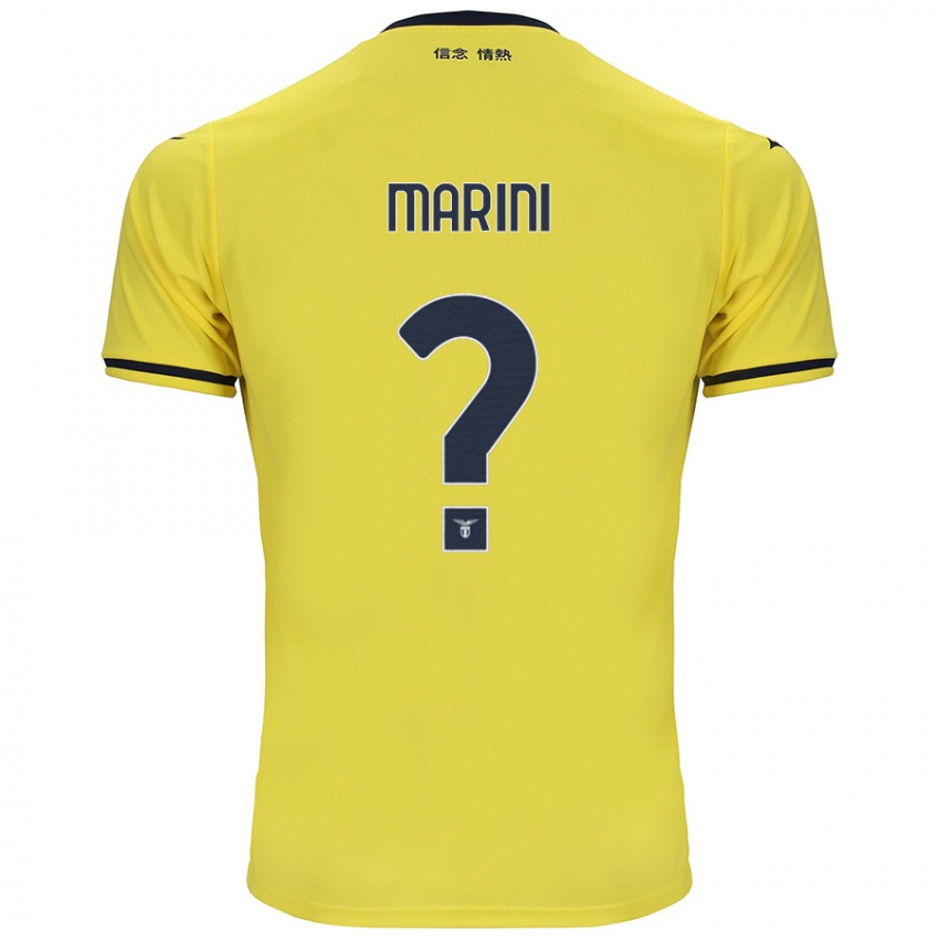 Herren Matteo Marini #0 Gelb Auswärtstrikot Trikot 2024/25 T-Shirt Österreich