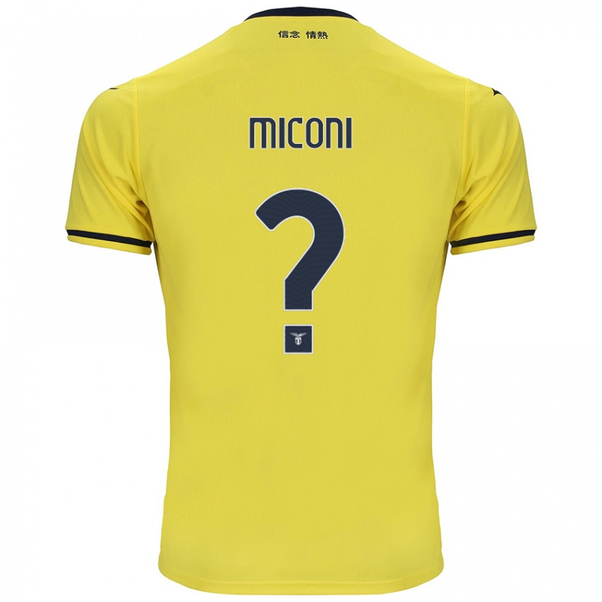 Herren Lorenzo Miconi #0 Gelb Auswärtstrikot Trikot 2024/25 T-Shirt Österreich