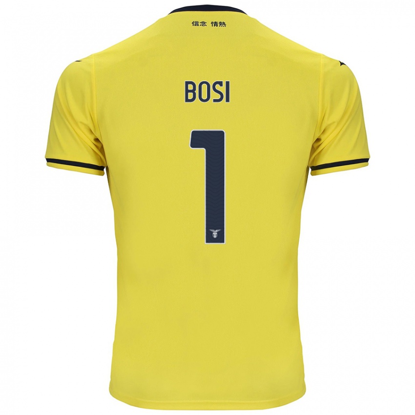 Herren Gioele Bosi #1 Gelb Auswärtstrikot Trikot 2024/25 T-Shirt Österreich