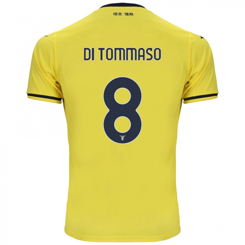 Herren Leonardo Di Tommaso #8 Gelb Auswärtstrikot Trikot 2024/25 T-Shirt Österreich