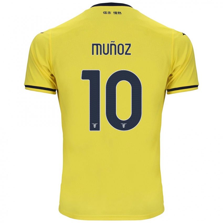 Herren Cristo Muñoz #10 Gelb Auswärtstrikot Trikot 2024/25 T-Shirt Österreich