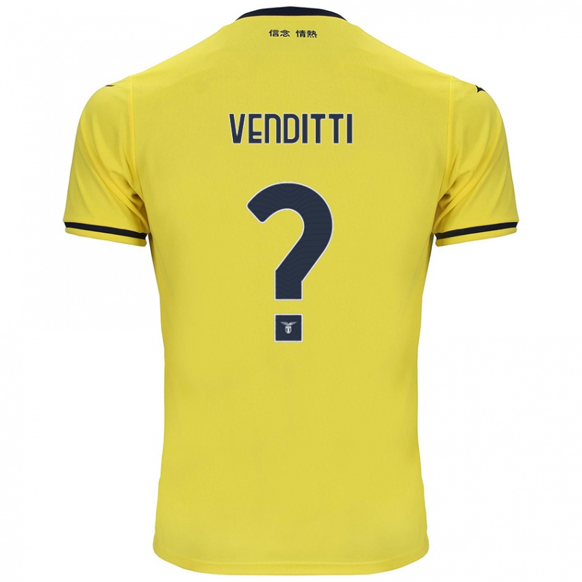 Herren Pietro Venditti #0 Gelb Auswärtstrikot Trikot 2024/25 T-Shirt Österreich