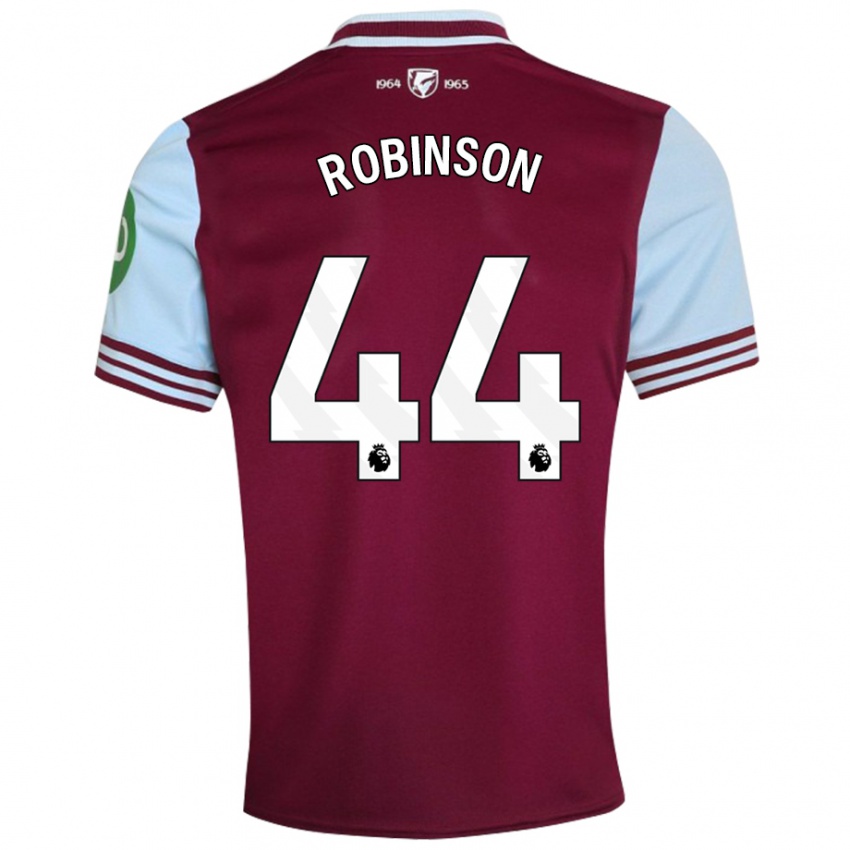 Damen Junior Robinson #44 Dunkelrot Heimtrikot Trikot 2024/25 T-Shirt Österreich