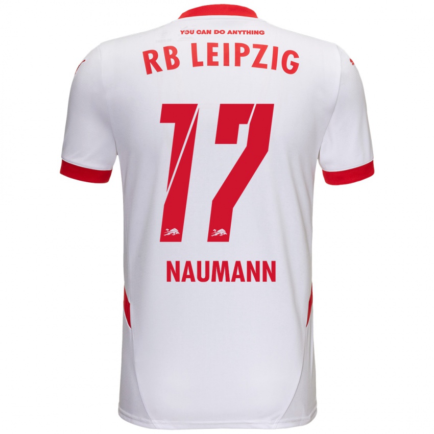 Damen Carlos Naumann #17 Weiß Rot Heimtrikot Trikot 2024/25 T-Shirt Österreich