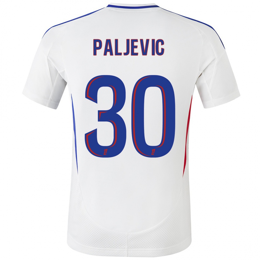 Damen Alyssia Paljevic #30 Weiß Blau Heimtrikot Trikot 2024/25 T-Shirt Österreich